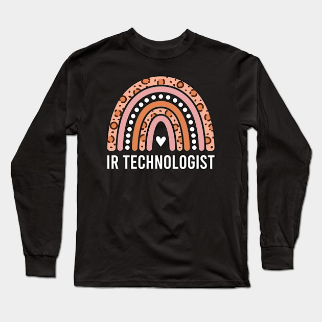 IR Technologist Leopard Rainbow Long Sleeve T-Shirt by FOZClothing